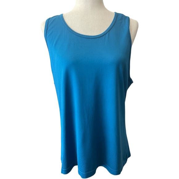 Lululemon Unisex Oversized Workout Tank Blue L - Picture 1 of 7